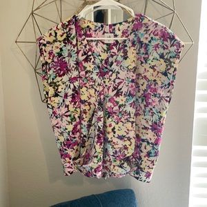 CAbi 5211 The Eden Top floral blouse - medium